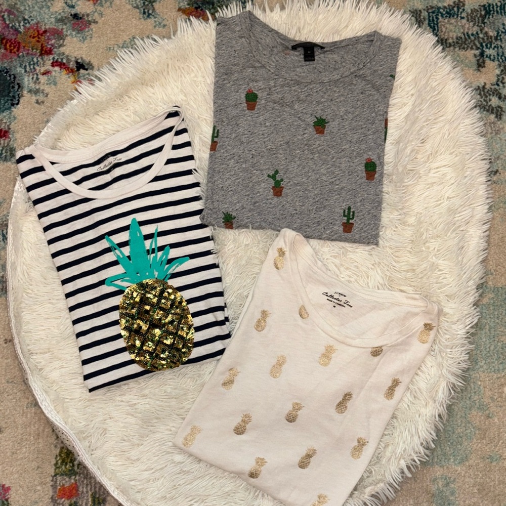 J. Crew - set of 3 T-shirts
